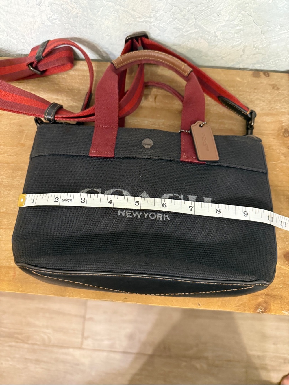 Coach Black Canvas Tote - Picture 16 of 16